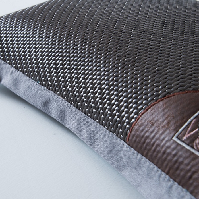 91家纺网 家纺一手货源 找家纺 莉迪娅 2026新款荞麦壳枕头枕芯夏季凉席藤席枕头夏凉枕 心动灰