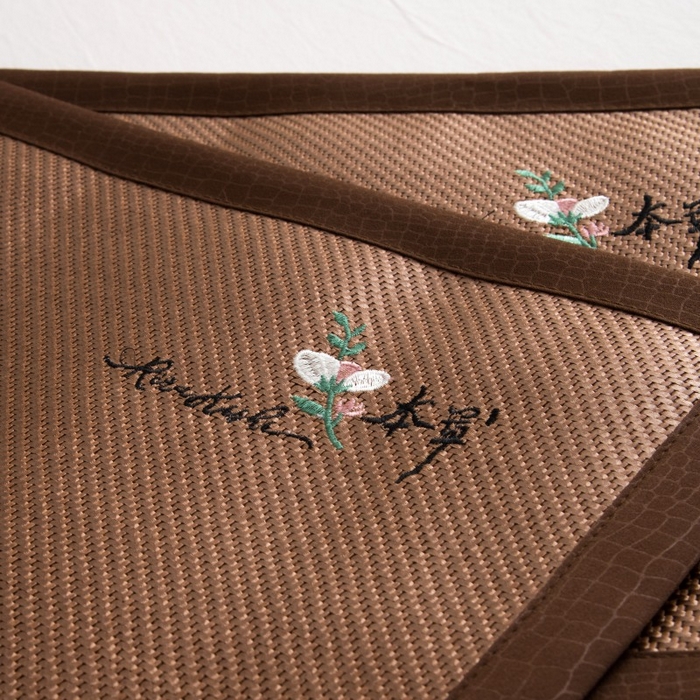 91家纺网 家纺一手货源 找家纺 莉迪娅 2026新款荞麦壳枕头枕芯夏季凉席藤席枕头夏凉枕 本草咖色