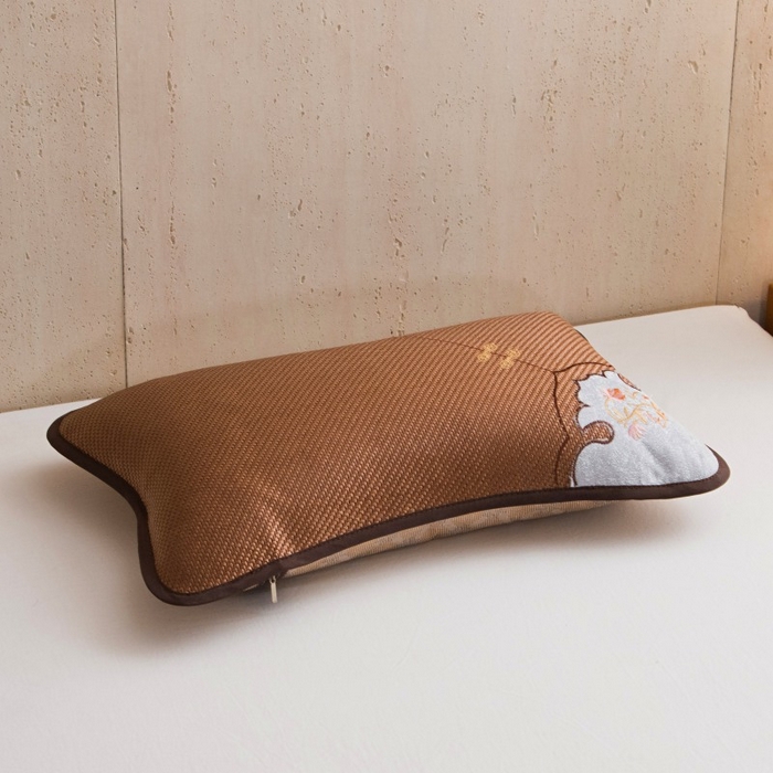 91家纺网 家纺一手货源 找家纺 莉迪娅 2026新款荞麦壳枕头枕芯夏季凉席藤席枕头夏凉枕 醉琵琶