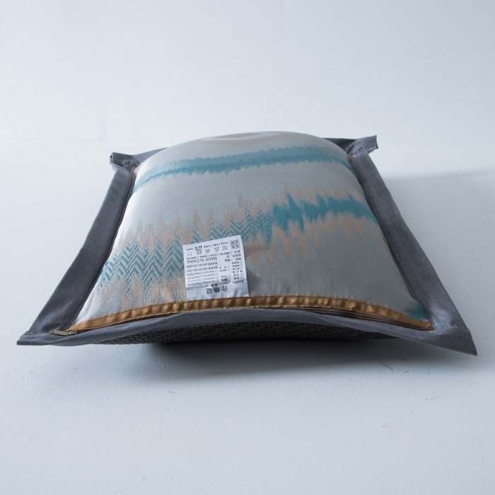 91家纺网 家纺一手货源 找家纺 莉迪娅 2026新款荞麦壳枕头枕芯夏季凉席藤席枕头夏凉枕 心动灰