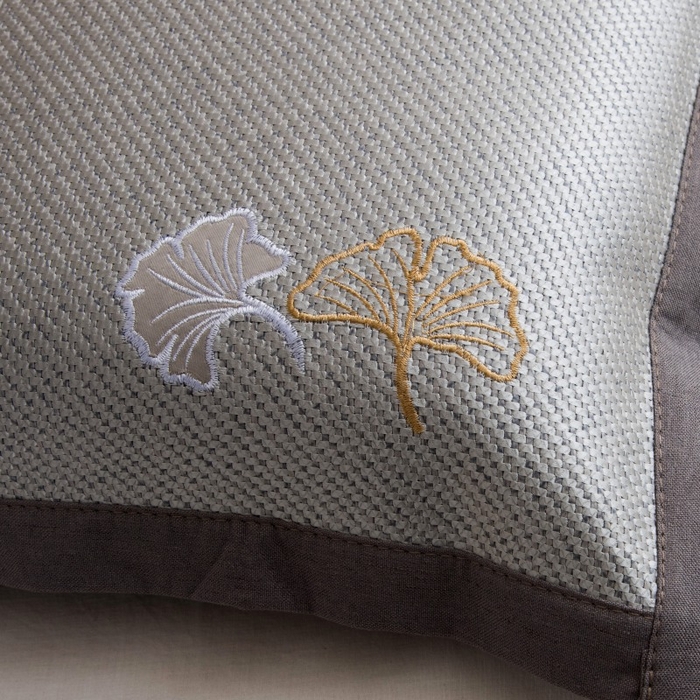 91家纺网 家纺一手货源 找家纺 莉迪娅 2026新款荞麦壳枕头枕芯夏季凉席藤席枕头夏凉枕 银杏灰色