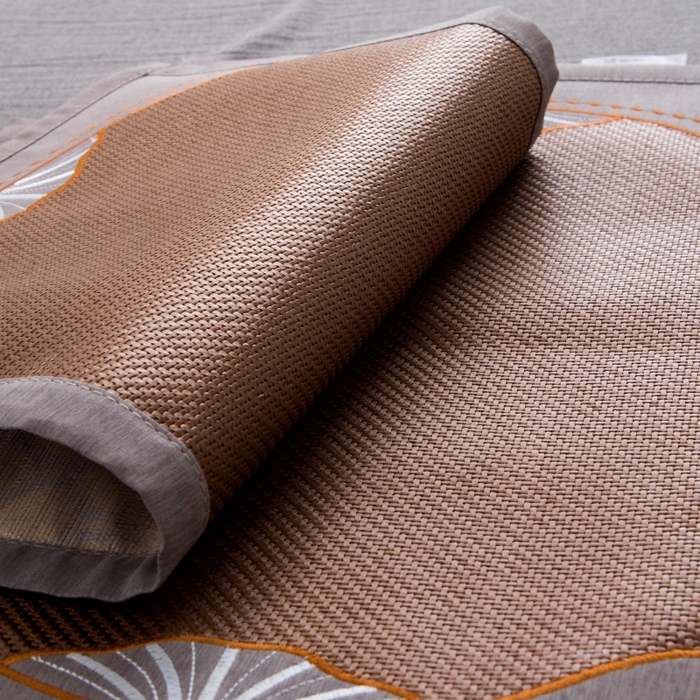 91家纺网 家纺一手货源 找家纺 莉迪娅 2026新款荞麦壳枕头枕芯夏季凉席藤席枕头夏凉枕 贝壳秀咖色