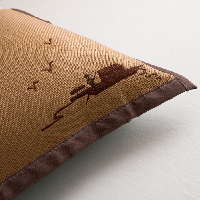 91家纺网 家纺一手货源 找家纺 莉迪娅 2026新款荞麦壳枕头枕芯夏季凉席藤席枕头夏凉枕 忆江南