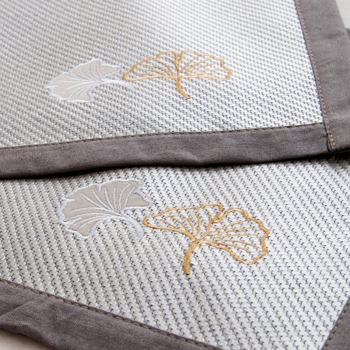 91家纺网 家纺一手货源 找家纺 莉迪娅 2026新款荞麦壳枕头枕芯夏季凉席藤席枕头夏凉枕 银杏灰色