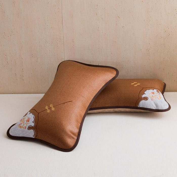 91家纺网 家纺一手货源 找家纺 莉迪娅 2026新款荞麦壳枕头枕芯夏季凉席藤席枕头夏凉枕 醉琵琶