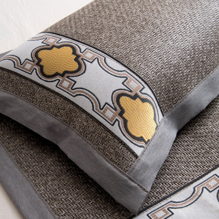 91家纺网 家纺一手货源 找家纺 莉迪娅 2026新款荞麦壳枕头枕芯夏季凉席藤席枕头夏凉枕 骄阳似火