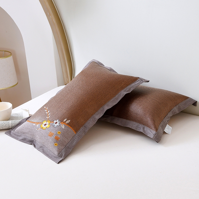 莉迪娅 2026新款荞麦壳枕头枕芯夏季凉席藤席枕头夏凉枕 暗香