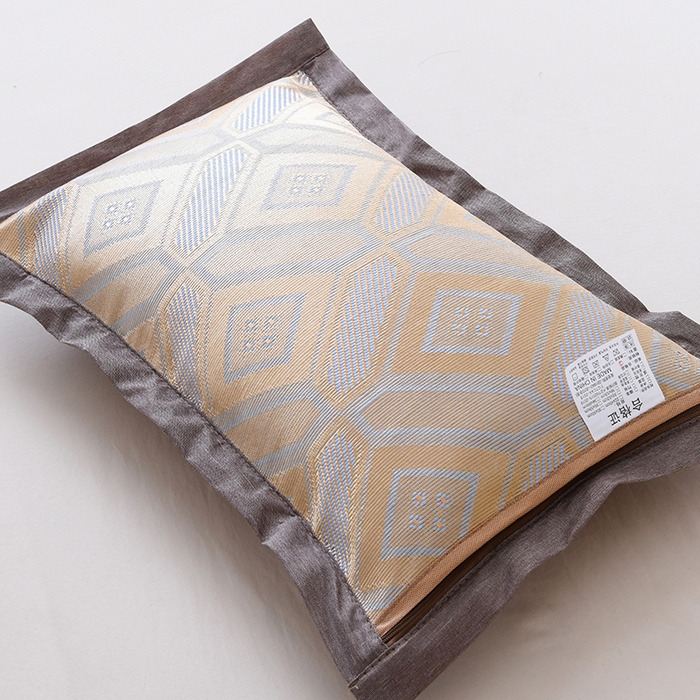 91家纺网 家纺一手货源 找家纺 莉迪娅 2026新款荞麦壳枕头枕芯夏季凉席藤席枕头夏凉枕 暗香