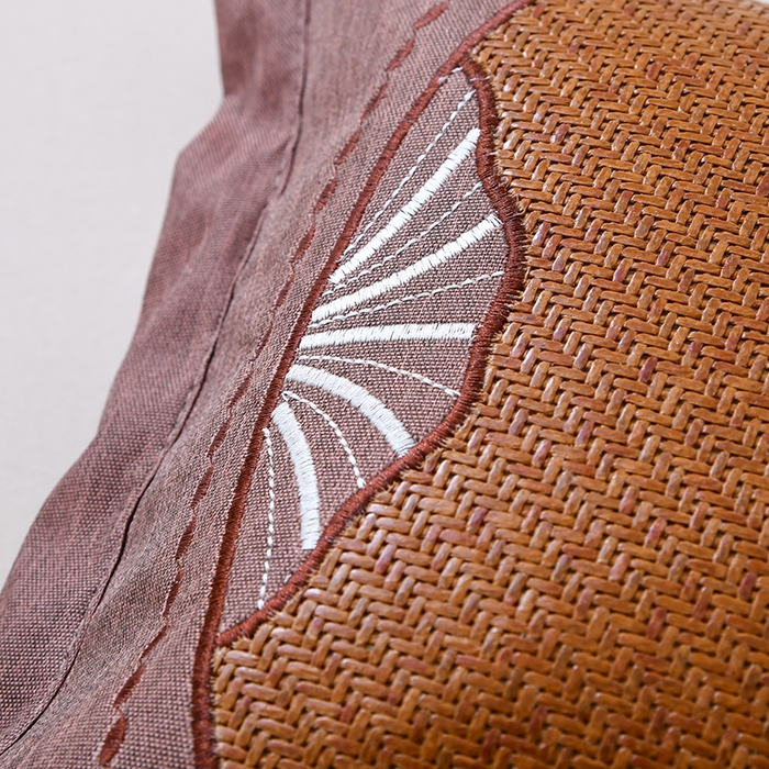 91家纺网 家纺一手货源 找家纺 莉迪娅 2026新款荞麦壳枕头枕芯夏季凉席藤席枕头夏凉枕 贝壳绣