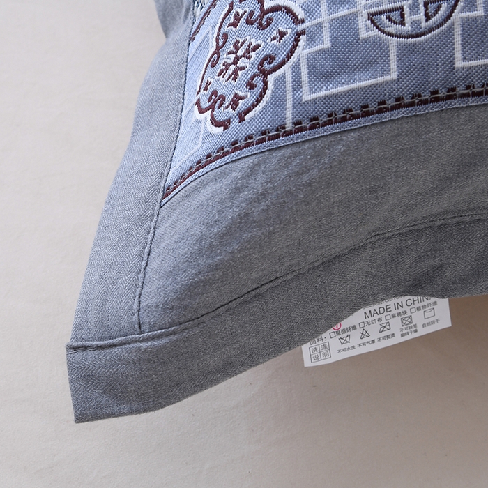 91家纺网 家纺一手货源 找家纺 莉迪娅 2026新款荞麦壳枕头枕芯夏季凉席藤席枕头夏凉枕 欧式直角灰