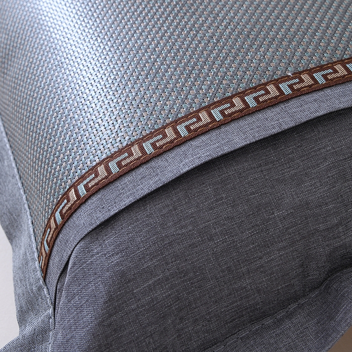 91家纺网 家纺一手货源 找家纺 莉迪娅 2026新款荞麦壳枕头枕芯夏季凉席藤席枕头夏凉枕 冰藤中方银