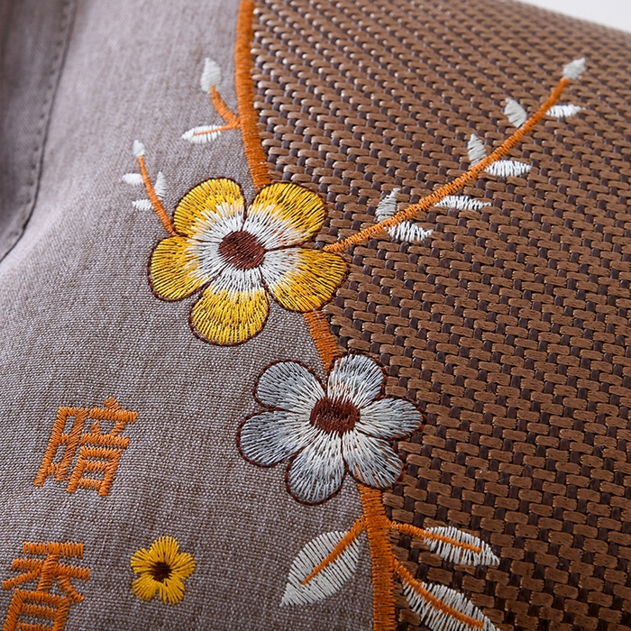 91家纺网 家纺一手货源 找家纺 莉迪娅 2026新款荞麦壳枕头枕芯夏季凉席藤席枕头夏凉枕 暗香