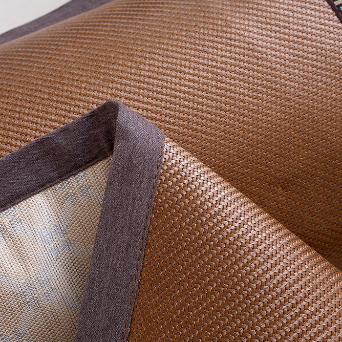 91家纺网 家纺一手货源 找家纺 莉迪娅 2026新款荞麦壳枕头枕芯夏季凉席藤席枕头夏凉枕 冰藤中方咖