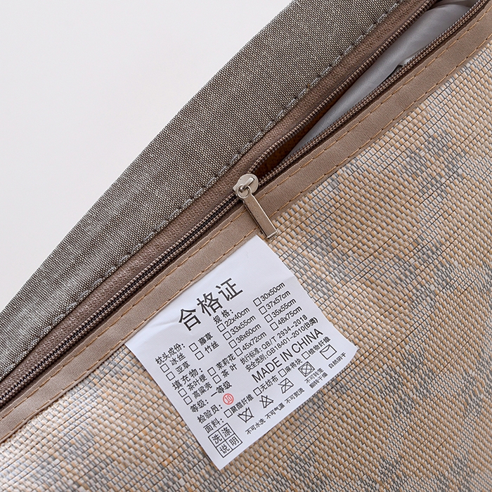 91家纺网 家纺一手货源 找家纺 莉迪娅 2026新款荞麦壳枕头枕芯夏季凉席藤席枕头夏凉枕 中式直角银