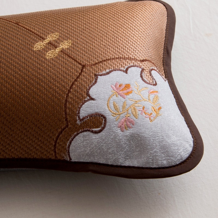 91家纺网 家纺一手货源 找家纺 莉迪娅 2026新款荞麦壳枕头枕芯夏季凉席藤席枕头夏凉枕 醉琵琶