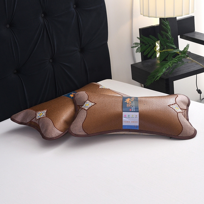 莉迪娅 2026新款荞麦壳枕头枕芯夏季凉席藤席枕头夏凉枕 八角花圆角