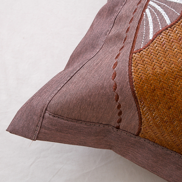 91家纺网 家纺一手货源 找家纺 莉迪娅 2026新款荞麦壳枕头枕芯夏季凉席藤席枕头夏凉枕 贝壳绣