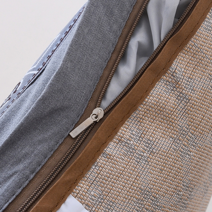 91家纺网 家纺一手货源 找家纺 莉迪娅 2026新款荞麦壳枕头枕芯夏季凉席藤席枕头夏凉枕 欧式直角灰