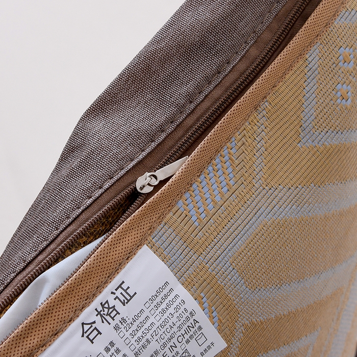 91家纺网 家纺一手货源 找家纺 莉迪娅 2026新款荞麦壳枕头枕芯夏季凉席藤席枕头夏凉枕 暗香