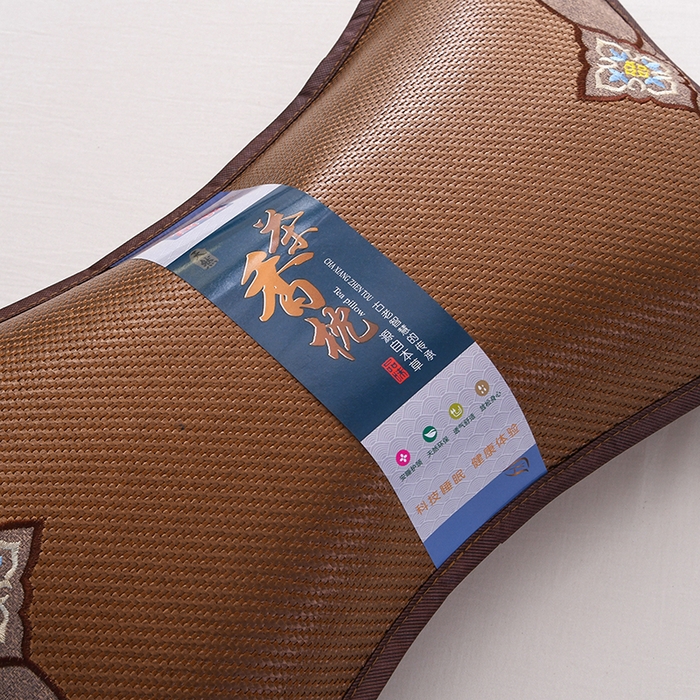 91家纺网 家纺一手货源 找家纺 莉迪娅 2026新款荞麦壳枕头枕芯夏季凉席藤席枕头夏凉枕 八角花圆角