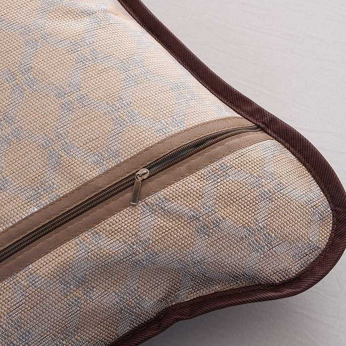 91家纺网 家纺一手货源 找家纺 莉迪娅 2026新款荞麦壳枕头枕芯夏季凉席藤席枕头夏凉枕 八角花圆角