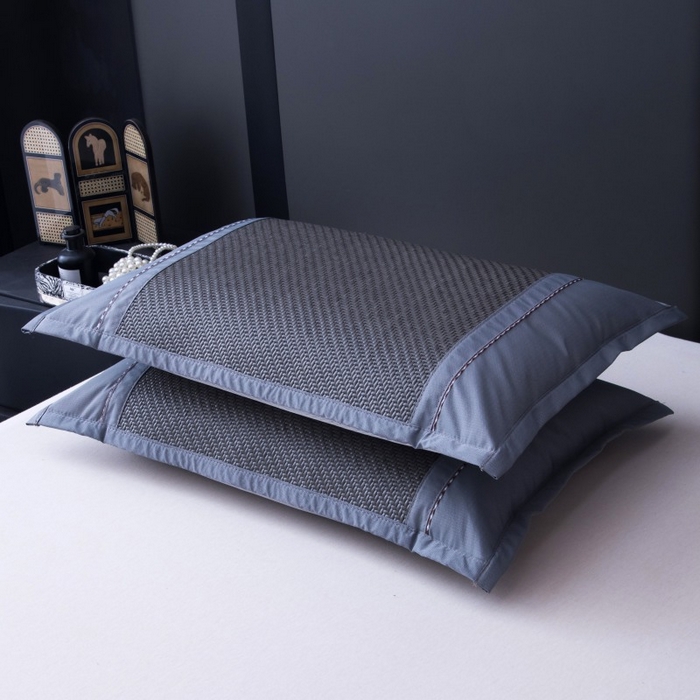 91家纺网 家纺一手货源 找家纺 （总）莉迪娅 2026新款夏季凉席枕套藤席枕头套草席枕芯套