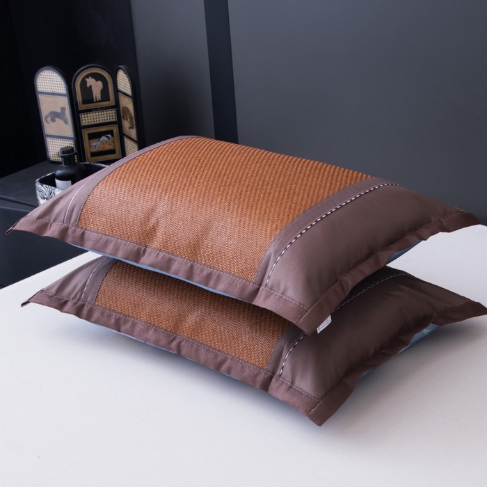 91家纺网 家纺一手货源 找家纺 （总）莉迪娅 2026新款夏季凉席枕套藤席枕头套草席枕芯套