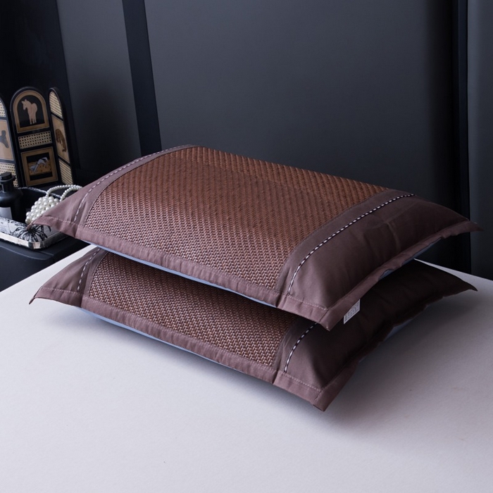 91家纺网 家纺一手货源 找家纺 （总）莉迪娅 2026新款夏季凉席枕套藤席枕头套草席枕芯套