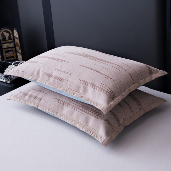 莉迪娅 2026新款夏季凉席枕套藤席枕头套草席枕芯套 似水流年