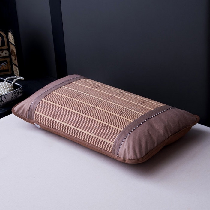 91家纺网 家纺一手货源 找家纺 莉迪娅 2026新款夏季凉席枕套藤席枕头套草席枕芯套 圆角2+1