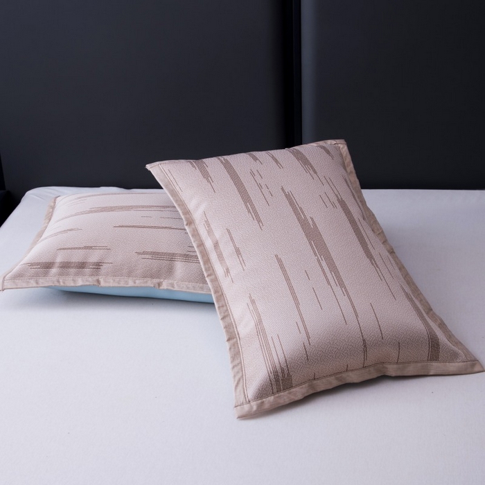 91家纺网 家纺一手货源 找家纺 莉迪娅 2026新款夏季凉席枕套藤席枕头套草席枕芯套 似水流年