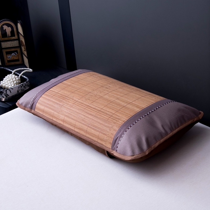 91家纺网 家纺一手货源 找家纺 莉迪娅 2026新款夏季凉席枕套藤席枕头套草席枕芯套 炭化圆角