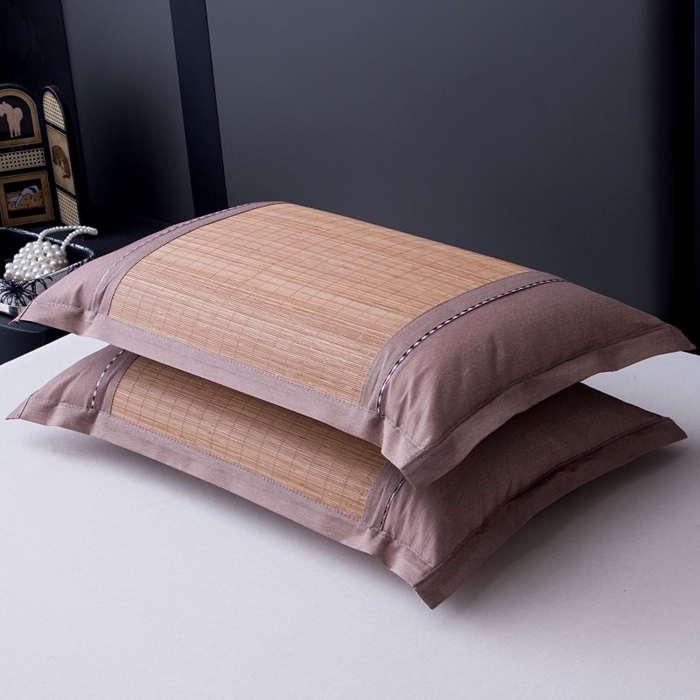 莉迪娅 2026新款夏季凉席枕套藤席枕头套草席枕芯套 毛丝直角