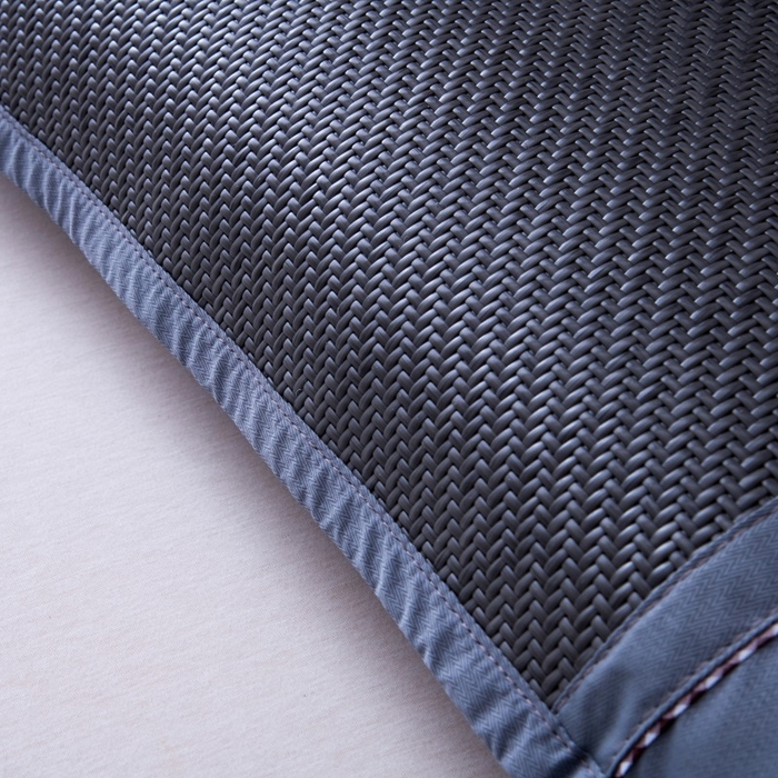 91家纺网 家纺一手货源 找家纺 莉迪娅 2026新款夏季凉席枕套藤席枕头套草席枕芯套 风花雪月灰