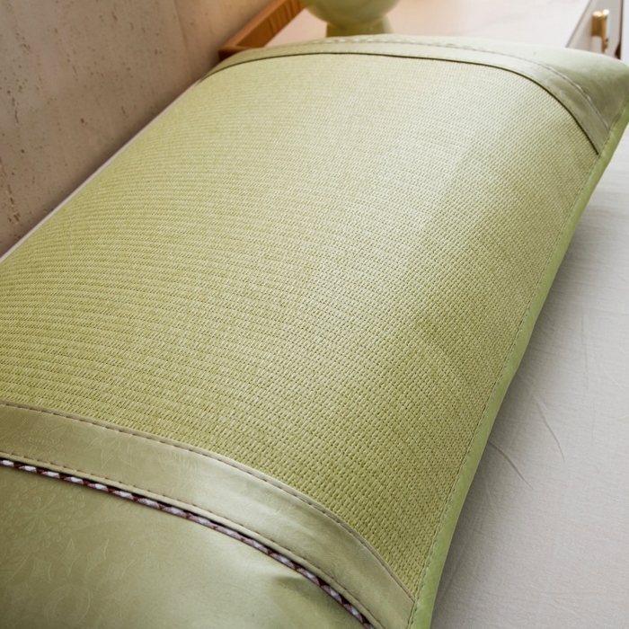 91家纺网 家纺一手货源 找家纺 莉迪娅 2026新款夏季凉席枕套藤席枕头套草席枕芯套 花红柳绿