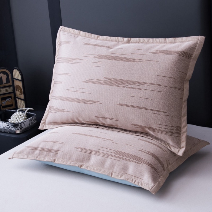 91家纺网 家纺一手货源 找家纺 莉迪娅 2026新款夏季凉席枕套藤席枕头套草席枕芯套 似水流年