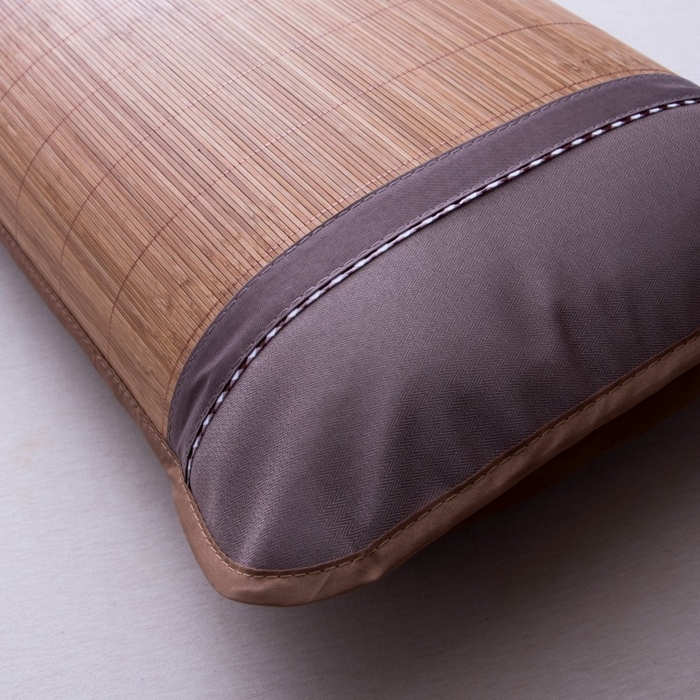 91家纺网 家纺一手货源 找家纺 莉迪娅 2026新款夏季凉席枕套藤席枕头套草席枕芯套 炭化圆角