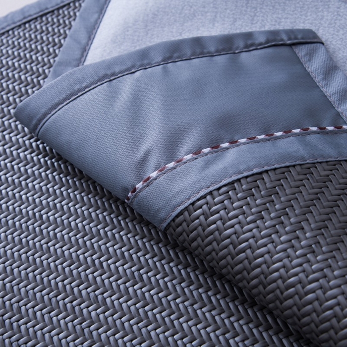 91家纺网 家纺一手货源 找家纺 莉迪娅 2026新款夏季凉席枕套藤席枕头套草席枕芯套 风花雪月灰