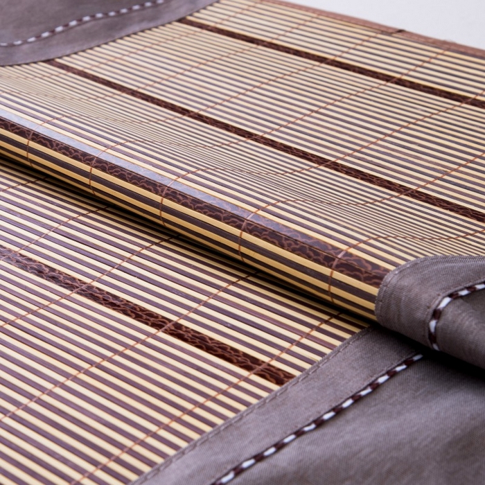 91家纺网 家纺一手货源 找家纺 莉迪娅 2026新款夏季凉席枕套藤席枕头套草席枕芯套 竹面圆角1+1