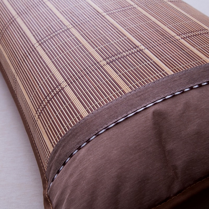 91家纺网 家纺一手货源 找家纺 莉迪娅 2026新款夏季凉席枕套藤席枕头套草席枕芯套 圆角2+1