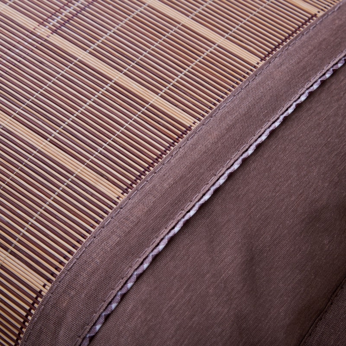 91家纺网 家纺一手货源 找家纺 莉迪娅 2026新款夏季凉席枕套藤席枕头套草席枕芯套 竹面直角1+1