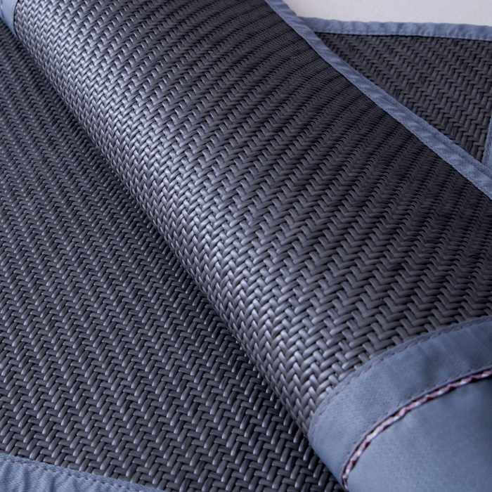 91家纺网 家纺一手货源 找家纺 莉迪娅 2026新款夏季凉席枕套藤席枕头套草席枕芯套 风花雪月灰