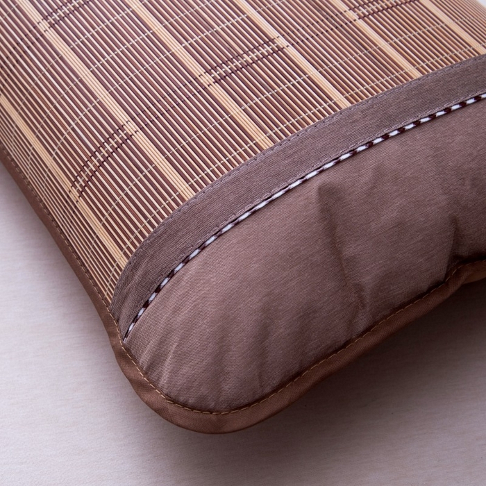 91家纺网 家纺一手货源 找家纺 莉迪娅 2026新款夏季凉席枕套藤席枕头套草席枕芯套 圆角2+1