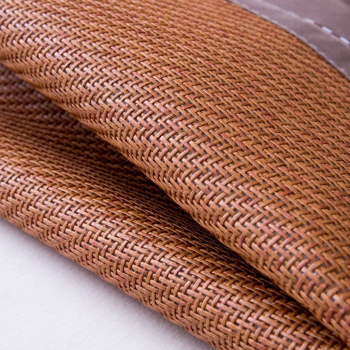 91家纺网 家纺一手货源 找家纺 莉迪娅 2026新款夏季凉席枕套藤席枕头套草席枕芯套 事事如意