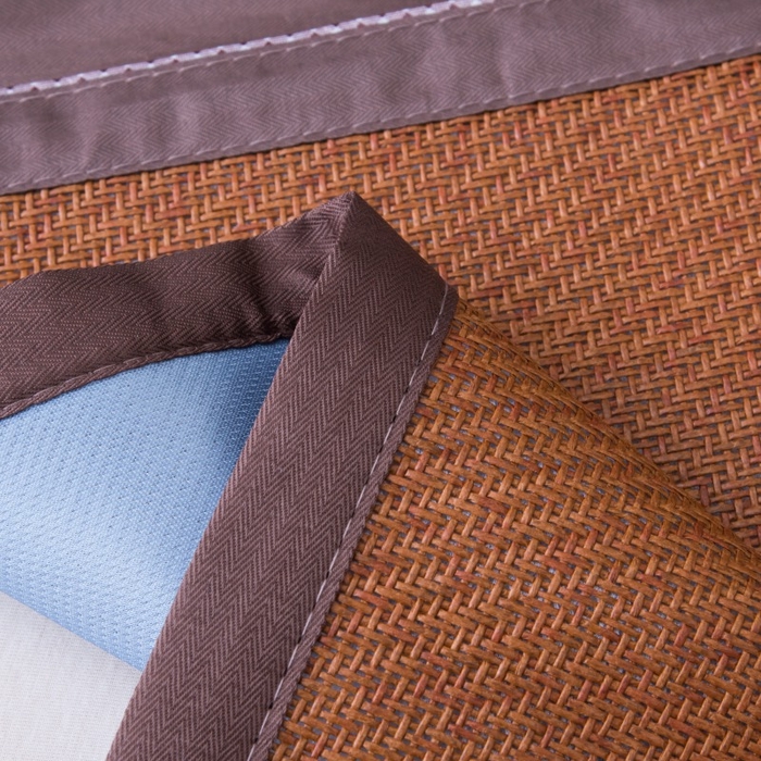 91家纺网 家纺一手货源 找家纺 莉迪娅 2026新款夏季凉席枕套藤席枕头套草席枕芯套 事事如意