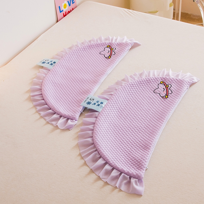 91家纺网 家纺一手货源 找家纺 莉迪娅 2026新款糖果月亮凉豆豆荞麦枕枕头枕芯 糖果月亮 紫