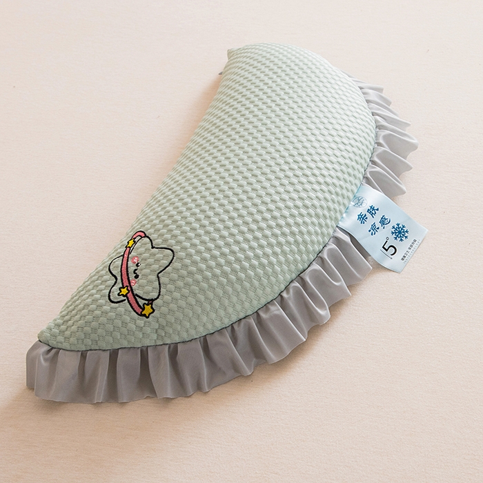 91家纺网 家纺一手货源 找家纺 莉迪娅 2026新款糖果月亮凉豆豆荞麦枕枕头枕芯 糖果月亮 绿