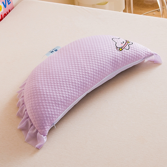 91家纺网 家纺一手货源 找家纺 莉迪娅 2026新款糖果月亮凉豆豆荞麦枕枕头枕芯 糖果月亮 紫