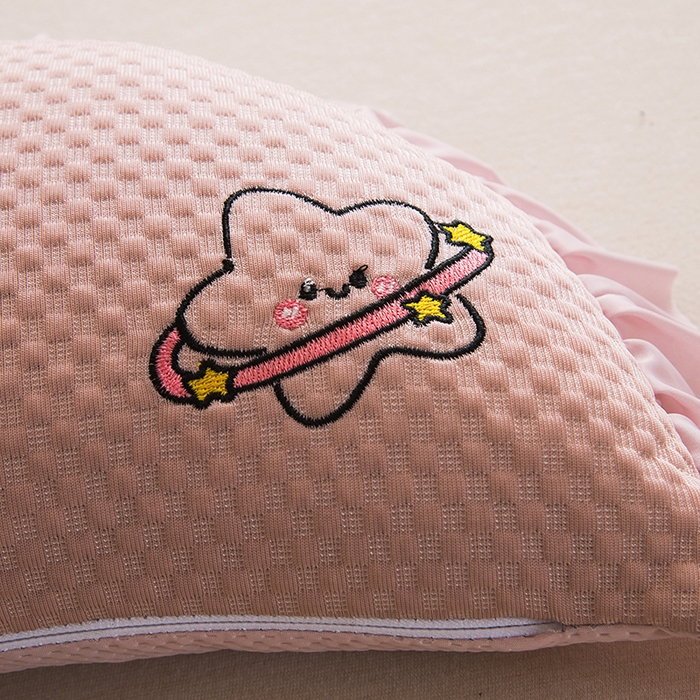 91家纺网 家纺一手货源 找家纺 莉迪娅 2026新款糖果月亮凉豆豆荞麦枕枕头枕芯 糖果月亮  玉