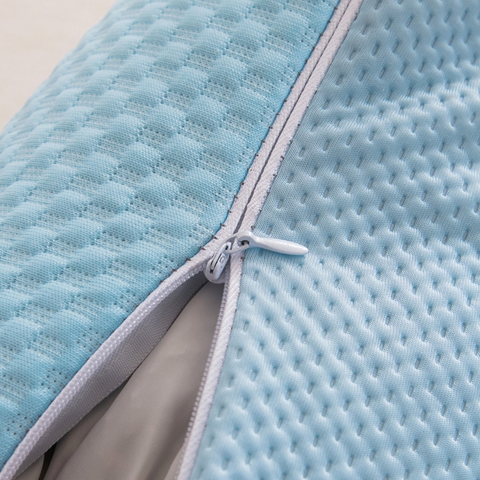 91家纺网 家纺一手货源 找家纺 莉迪娅 2026新款糖果月亮凉豆豆荞麦枕枕头枕芯 糖果月亮 蓝